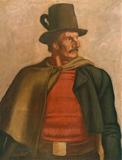 Josef Speckbacher, Gemälde von Albin Egger-Lienz